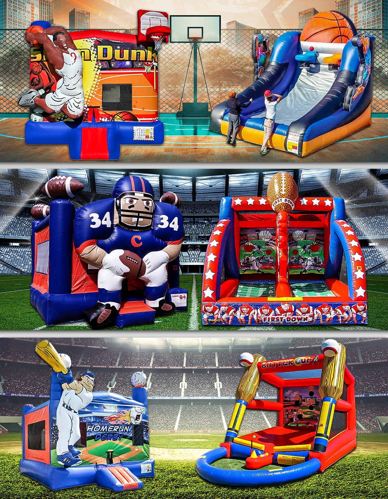 Bounce house safety and quality standards showing Illinois DOL registered inflatables for Glencoe IL 60022 delivery